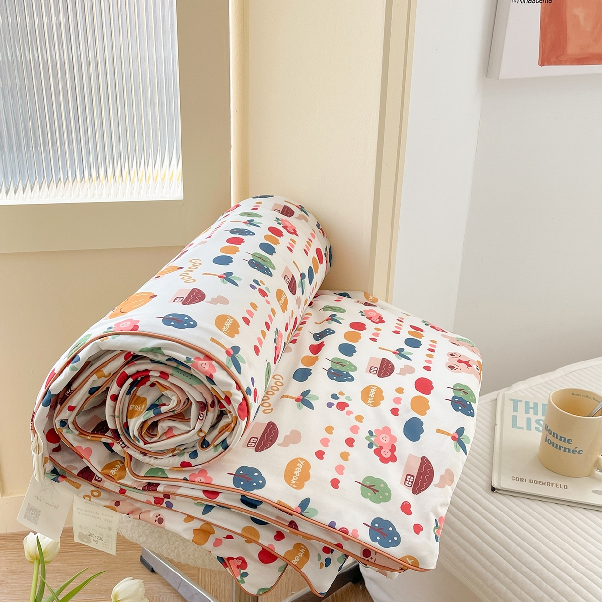 91家纺网 家纺一手货源 找家纺 咏绒家纺工厂店 厂家直销网销爆款花型永不断货2025春夏新款A类牛奶针织棉大豆夏被（长期款） 小熊回忆