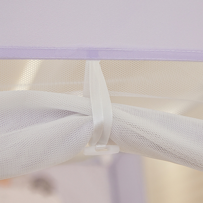 91家纺网 家纺一手货源 找家纺 青竹苑 2026新款贴布口袋款床笠底坐床蚊帐 猫猫晚安