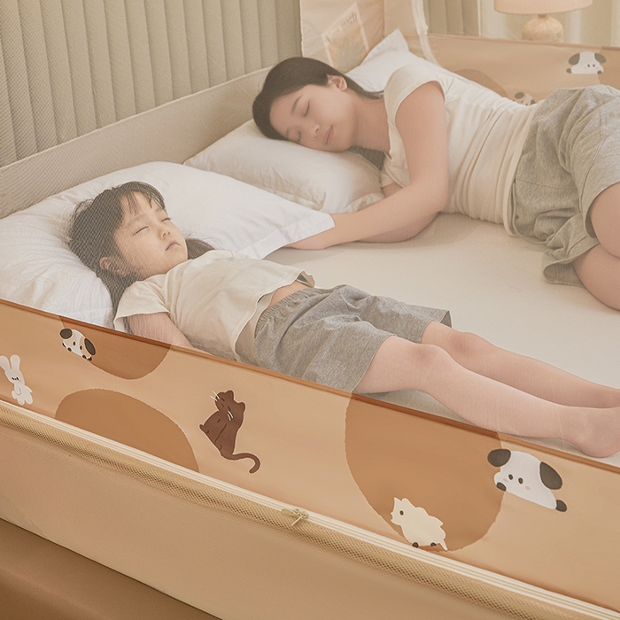 91家纺网 家纺一手货源 找家纺 青竹苑 2026新款贴布口袋款床笠底坐床蚊帐 萌宠出道