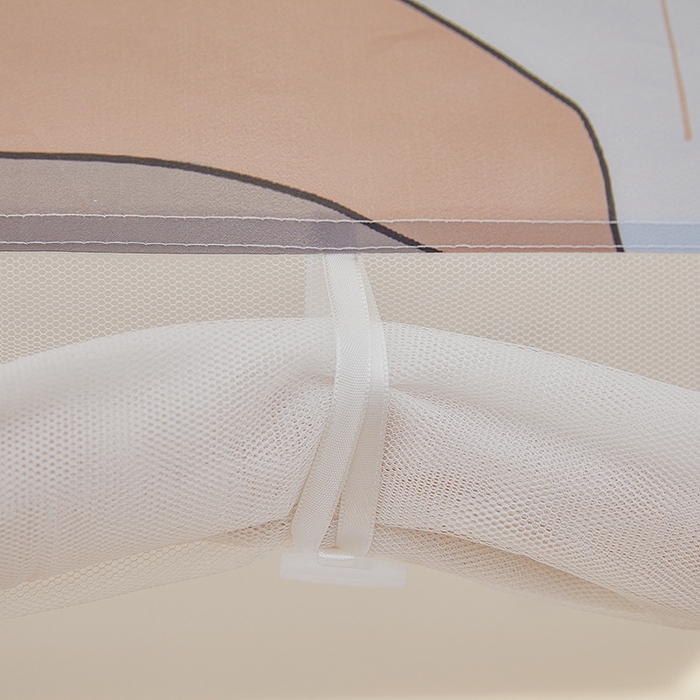 91家纺网 家纺一手货源 找家纺 青竹苑 2026新款贴布口袋款床笠底坐床蚊帐 睡觉熊熊