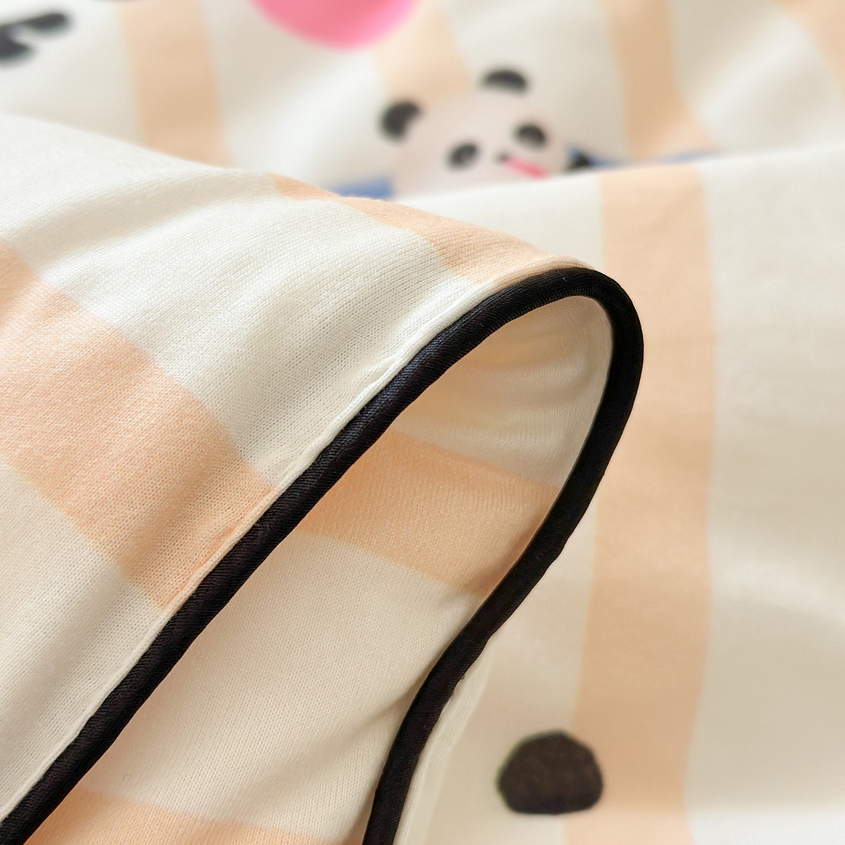 91家纺网 家纺一手货源 找家纺 咏绒家纺工厂店 厂家直销网销爆款花型永不断货2025春夏新款A类牛奶针织棉大豆夏被（长期款） 熊猫咖啡