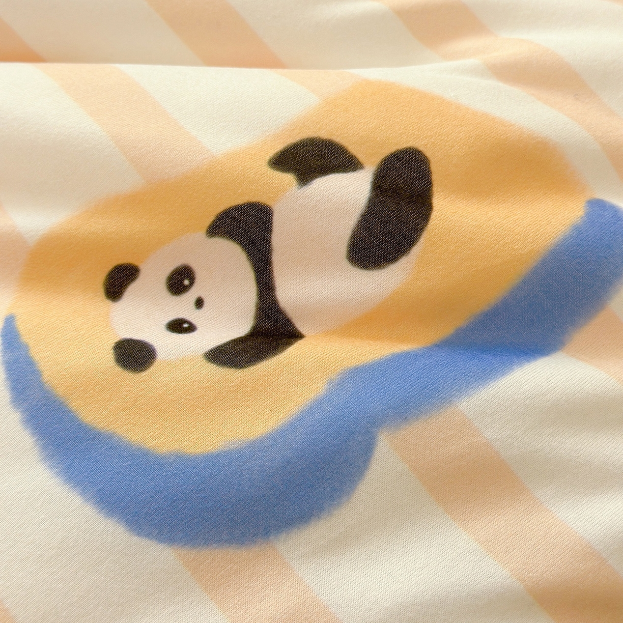 91家纺网 家纺一手货源 找家纺 咏绒家纺工厂店 厂家直销网销爆款花型永不断货2025春夏新款A类牛奶针织棉大豆夏被（长期款） 熊猫咖啡