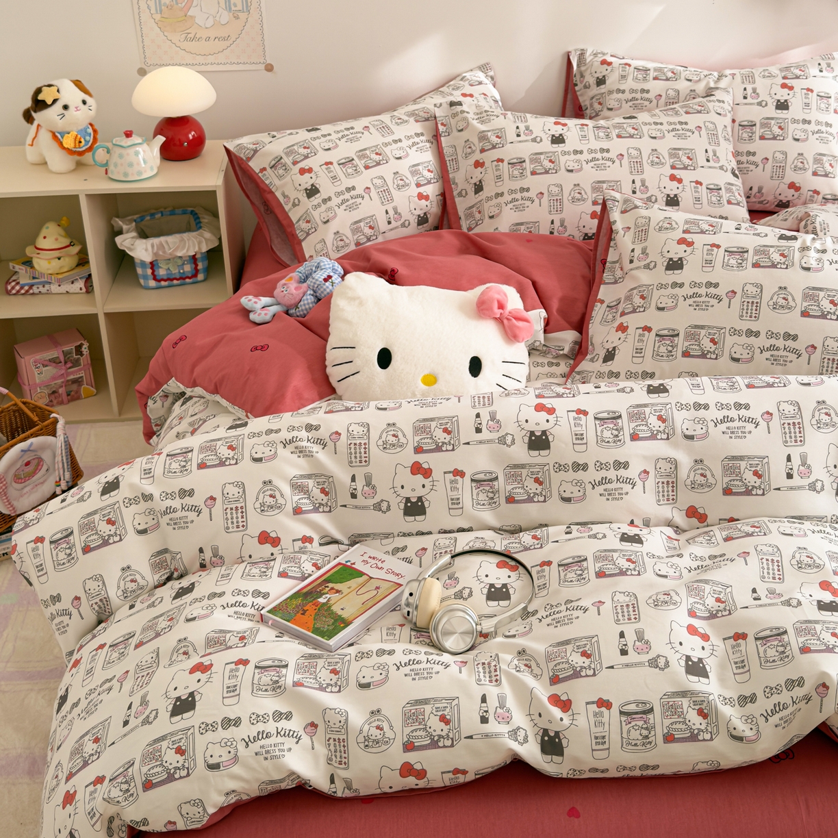 91家纺网 家纺一手货源 找家纺 女子家纺 2026新款40支100%纯棉全棉13070斜纹四件套 KT海报