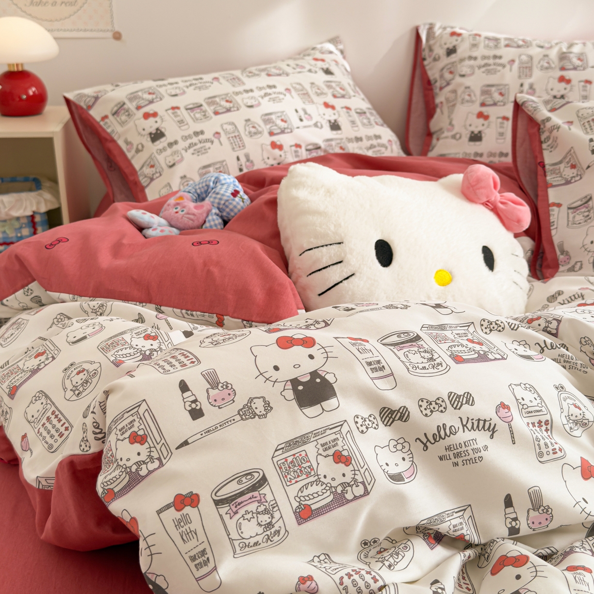 91家纺网 家纺一手货源 找家纺 女子家纺 2026新款40支100%纯棉全棉13070斜纹四件套 KT海报