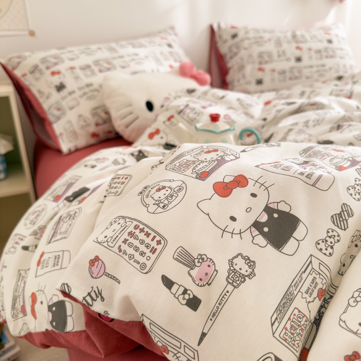 91家纺网 家纺一手货源 找家纺 女子家纺 2026新款40支100%纯棉全棉13070斜纹四件套 KT海报