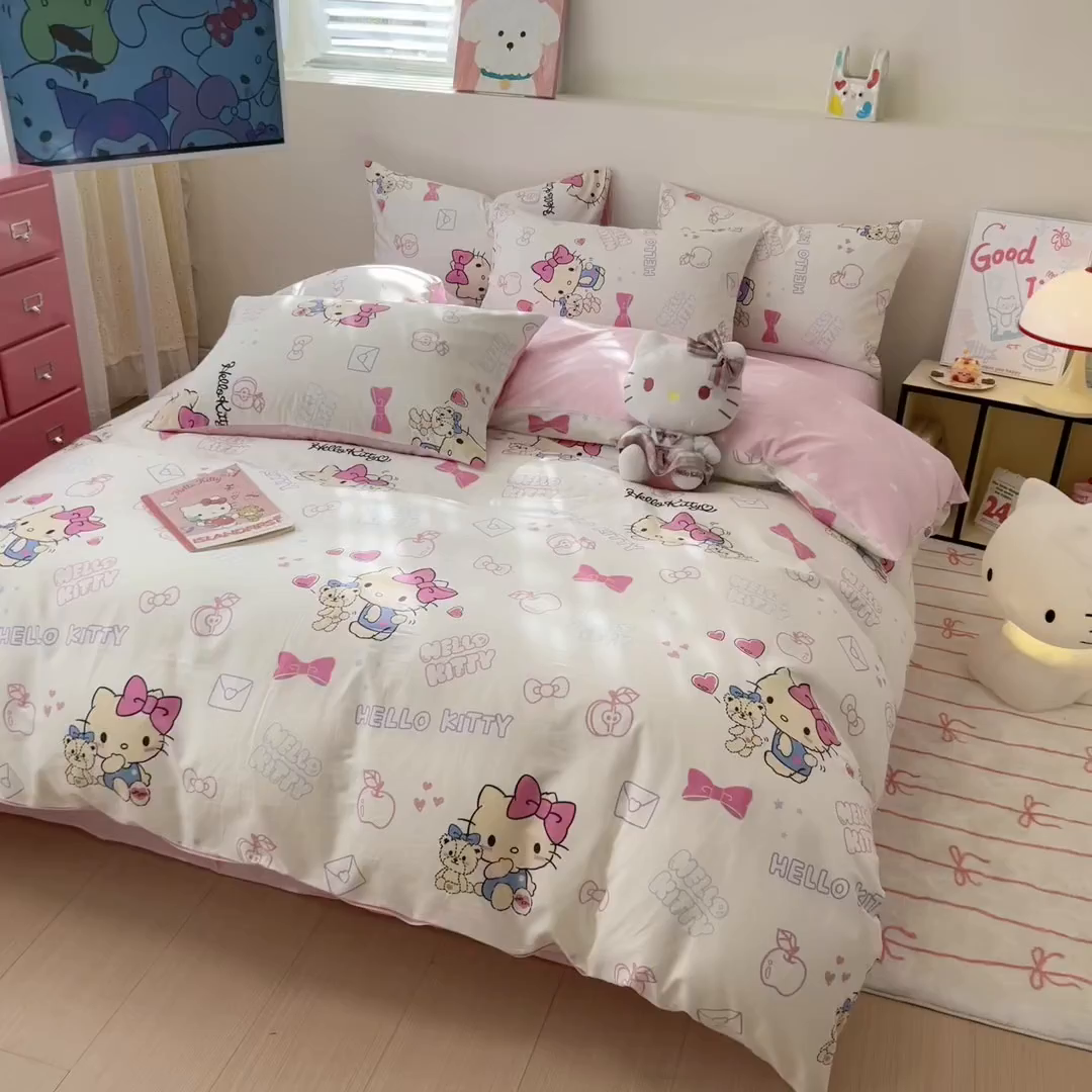 91家纺网 家纺一手货源 找家纺 （总）女子家纺 2026新款40支100%纯棉全棉13070斜纹四件套