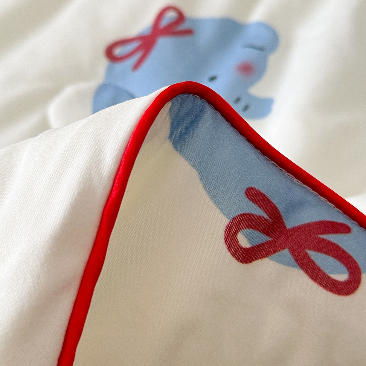 91家纺网 家纺一手货源 找家纺 咏绒家纺工厂店 厂家直销网销爆款花型永不断货2025春夏新款A类牛奶针织棉大豆夏被（长期款） 羞羞象