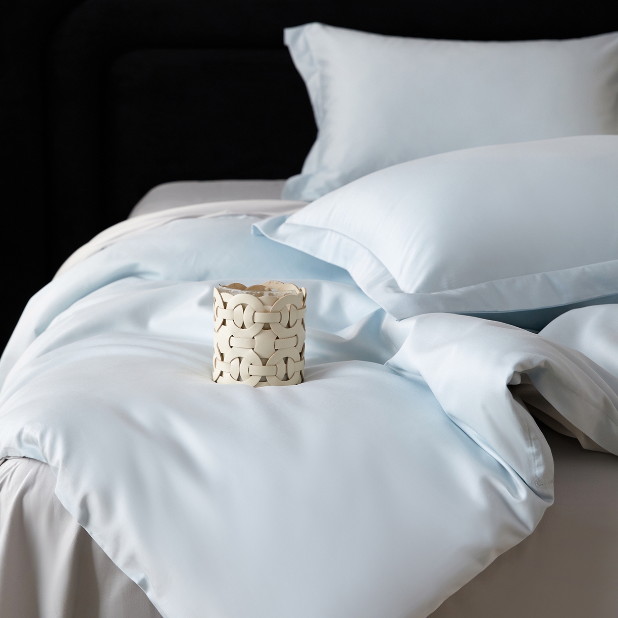 91家纺网 家纺一手货源 找家纺 （总）梧桐树 2026新款60S纯色全棉纯棉长绒棉系列四件套