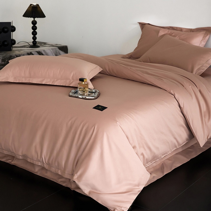 91家纺网 家纺一手货源 找家纺 梧桐树 60S纯色全棉纯棉长绒棉系列单品被套单品被套单件 单被套 纯色豆沙粽