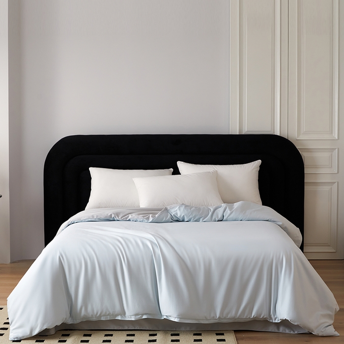 梧桐树 60S纯色全棉纯棉长绒棉系列单品被套单品被套单件 单被套 天空蓝灰