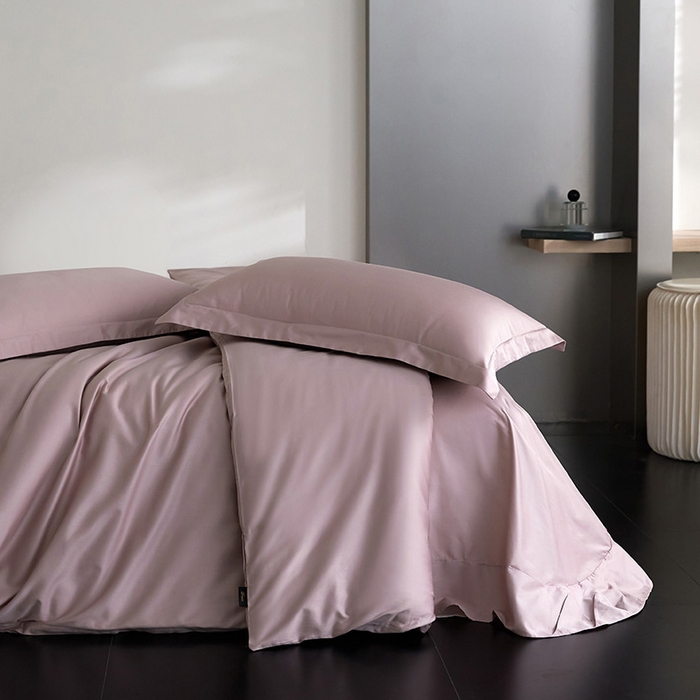 91家纺网 家纺一手货源 找家纺 （总）梧桐树 2026新款60S纯色全棉纯棉长绒棉系列四件套