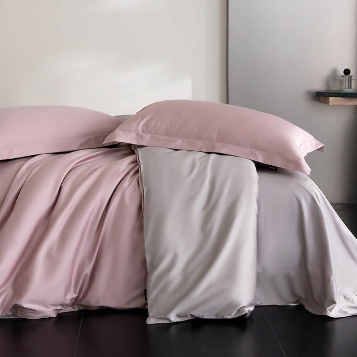 91家纺网 家纺一手货源 找家纺 （总）梧桐树 2026新款60S纯色全棉纯棉长绒棉系列四件套