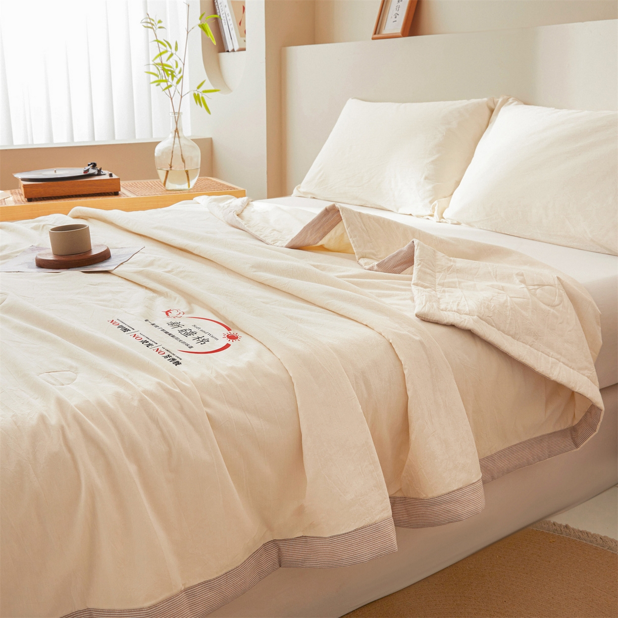 91家纺网 家纺一手货源 找家纺 （总）招财星家纺 2026新款新疆棉花夏被空调被可机洗夏凉被棉花被子春秋被（提供质检报告买家秀）