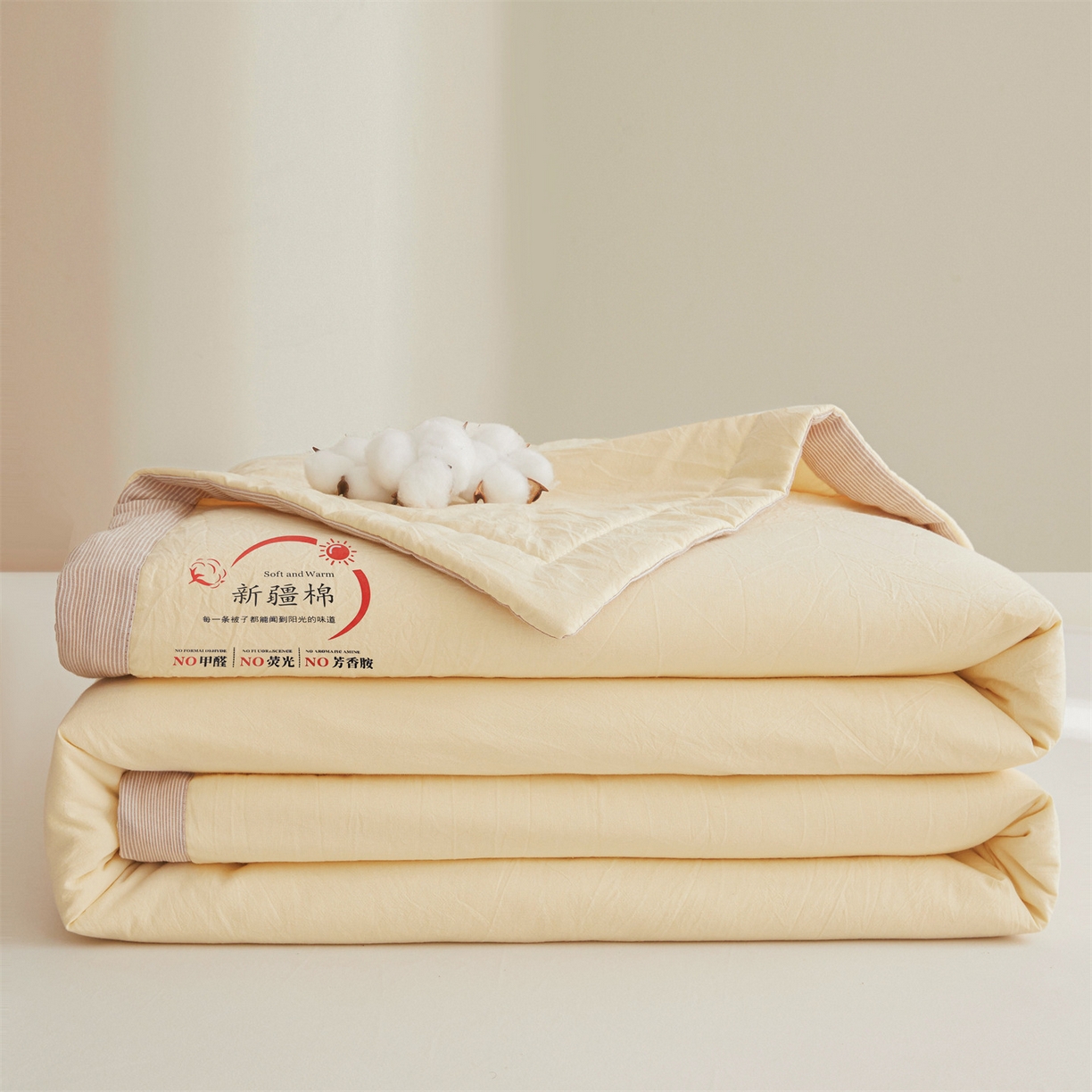 91家纺网 家纺一手货源 找家纺 （总）招财星家纺 2026新款新疆棉花夏被空调被可机洗夏凉被棉花被子春秋被（提供质检报告买家秀）