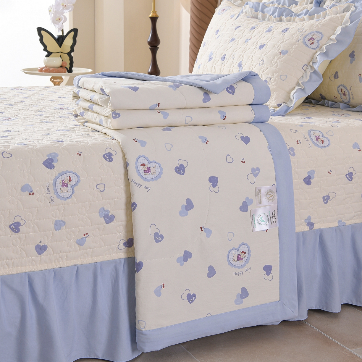 91家纺网 家纺一手货源 找家纺 （总）金梦家居 2026新款水洗棉床盖被套四件套