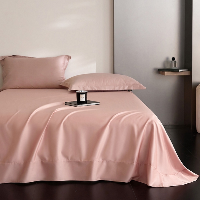 91家纺网 家纺一手货源 找家纺 （总）梧桐树 2026新款60S纯色全棉纯棉长绒棉系列单床单单品床单单件