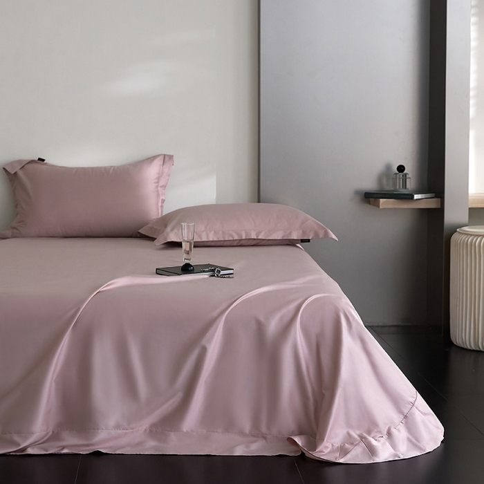 梧桐树 2026新款60S纯色全棉纯棉长绒棉系列单床单单品床单单件 单床单 优雅紫