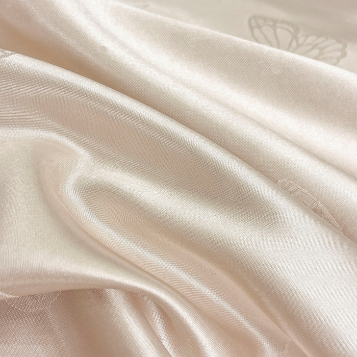 91家纺网 家纺一手货源 找家纺 金牛座家纺 2026新款贡缎亮丝提花刺绣四件套-蝶韵 蝶韵-香槟