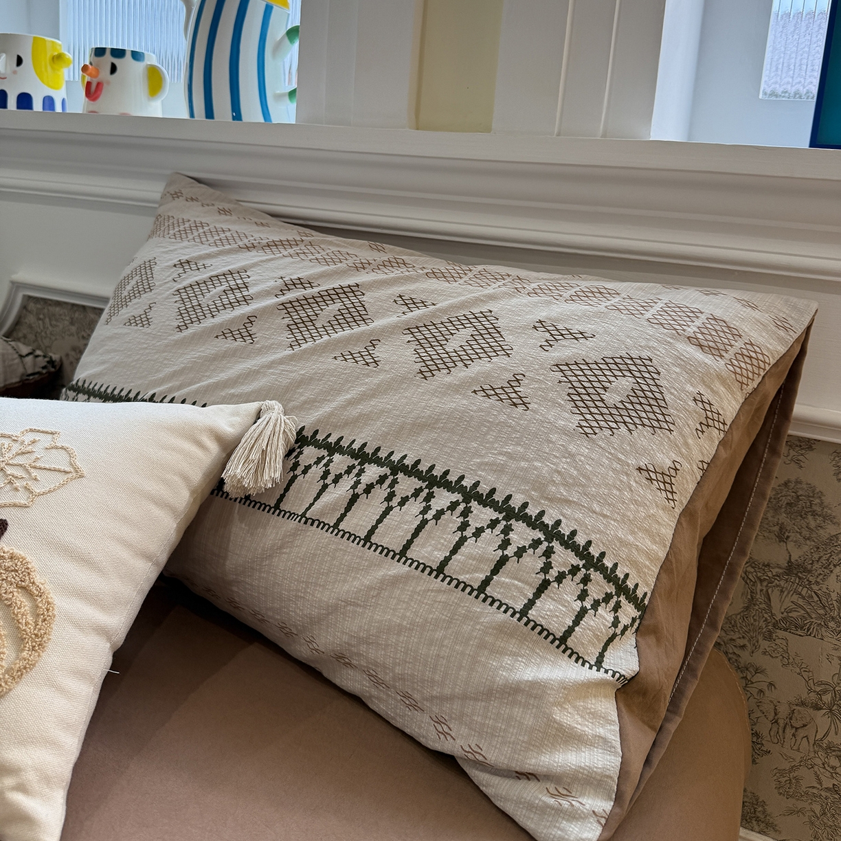 91家纺网 家纺一手货源 找家纺 盼季家纺 2026新款简单款105g泡芙棉印花四件套-费尔岛 费尔岛系列-米亚朵