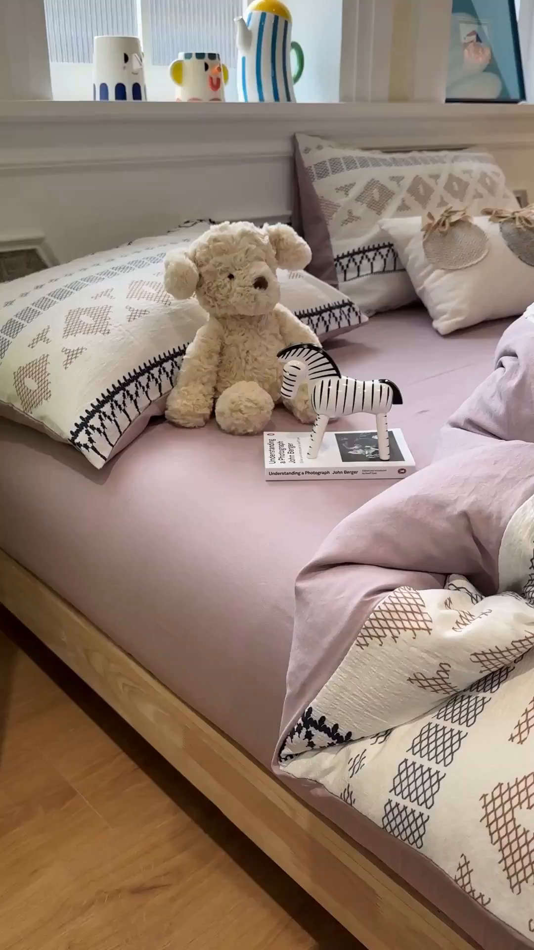 91家纺网 家纺一手货源 找家纺 盼季家纺 2026新款简单款105g泡芙棉印花四件套-费尔岛 费尔岛系列-米基亚