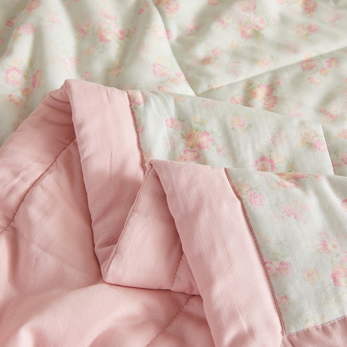 91家纺网 家纺一手货源 找家纺 铺尚美家纺 2026新款全棉双层纱夏被被子被芯 米兰