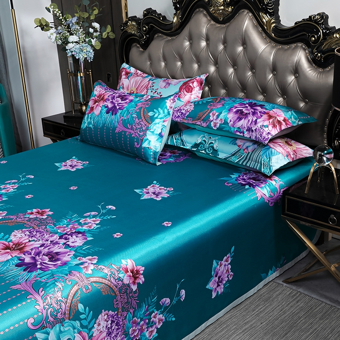 91家纺网 家纺一手货源 找家纺 （总）义博家纺 2026新款时尚印花凉感冰丝凉席