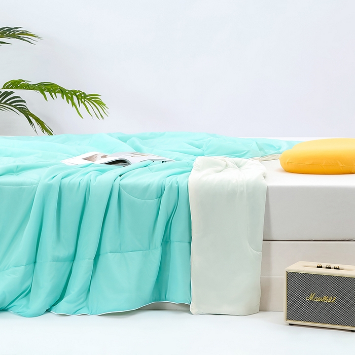 91家纺网 家纺一手货源 找家纺 （总）默忆 2026新款瓜瓜凉感夏被 被子被芯