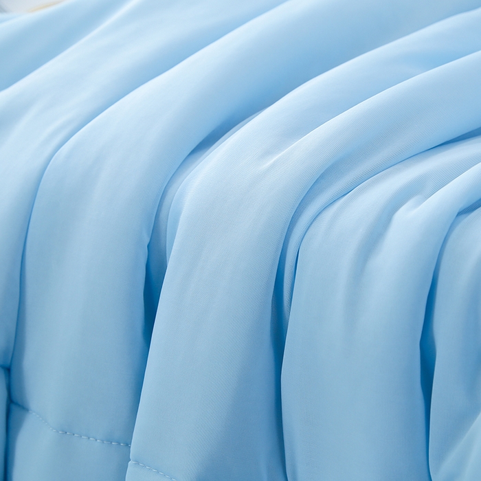 91家纺网 家纺一手货源 找家纺 默忆 2026新款瓜瓜凉感夏被 被子被芯 天蓝色