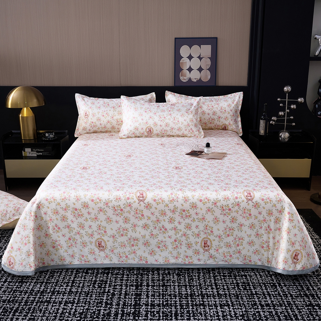 91家纺网 家纺一手货源 找家纺 （总）义博家纺 2026新款时尚印花凉感冰丝凉席