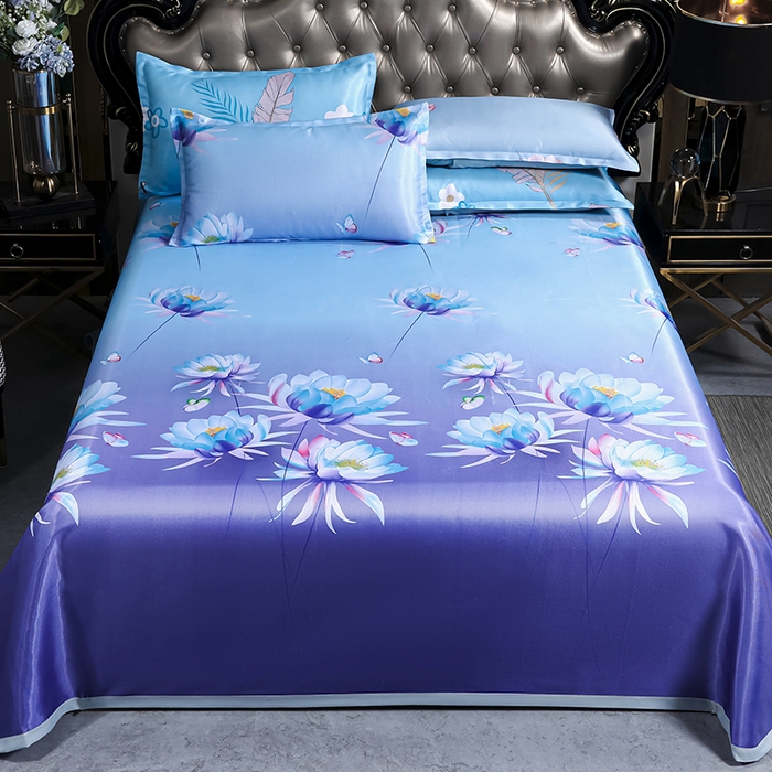 91家纺网 家纺一手货源 找家纺 （总）义博家纺 2026新款时尚印花凉感冰丝凉席