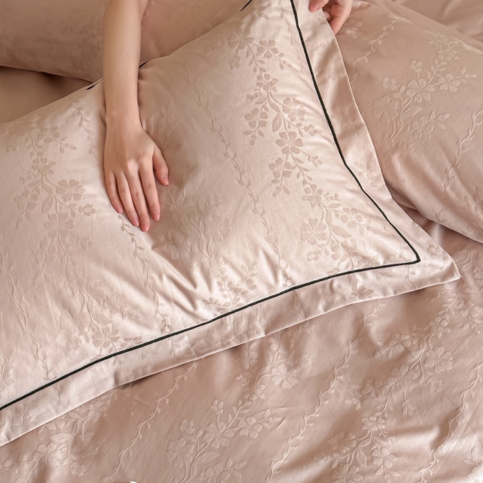 91家纺网 家纺一手货源 找家纺 （总）首尔家纺 2026新款浮雕提花色织全棉四件套