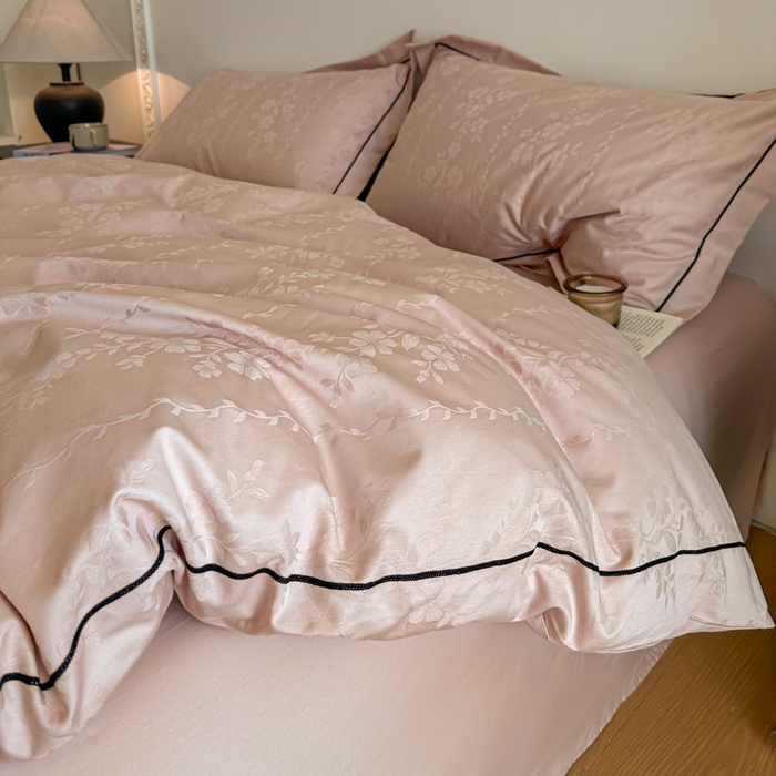 91家纺网 家纺一手货源 找家纺 （总）首尔家纺 2026新款浮雕提花色织全棉四件套