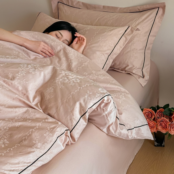 91家纺网 家纺一手货源 找家纺 （总）首尔家纺 2026新款浮雕提花色织全棉四件套