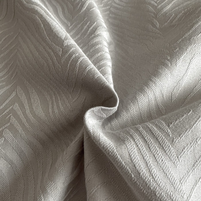 91家纺网 家纺一手货源 找家纺 首尔家纺 2026新款浮雕提花色织全棉四件套 斑马纹-高级灰