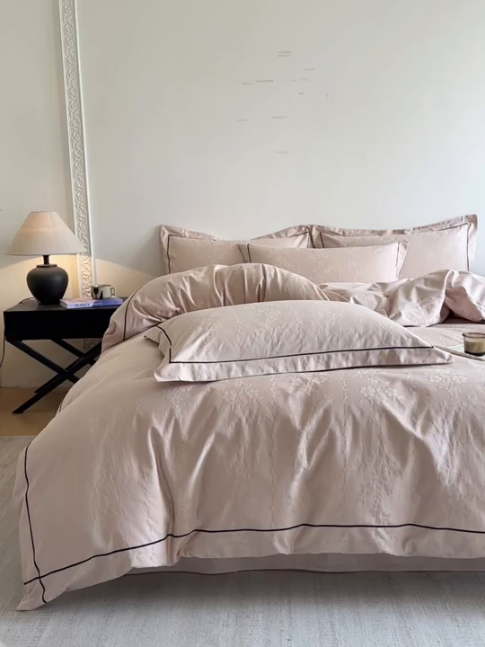 91家纺网 家纺一手货源 找家纺 （总）首尔家纺 2026新款浮雕提花色织全棉四件套