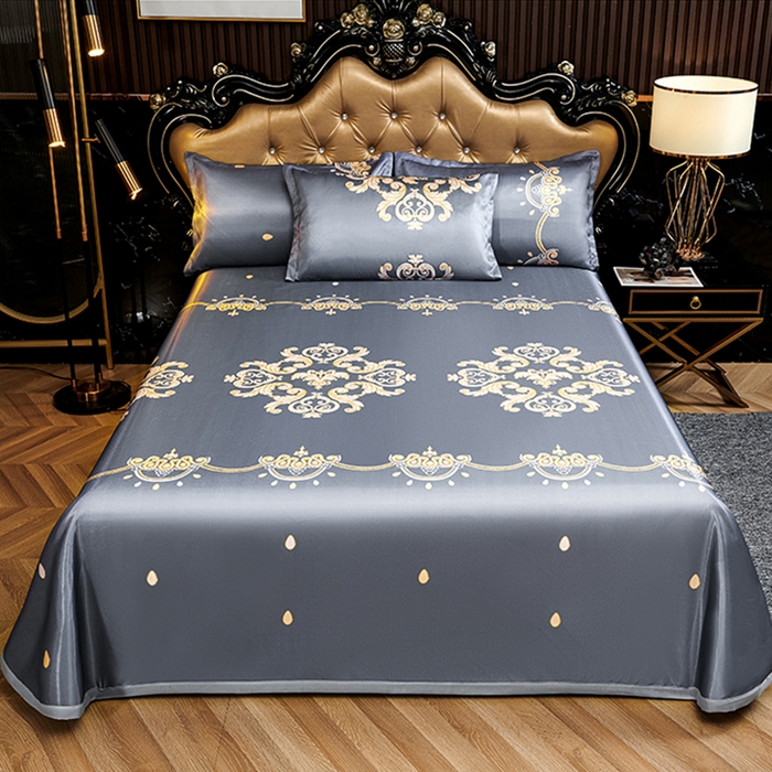 91家纺网 家纺一手货源 找家纺 （总）义博家纺 2026新款时尚印花凉感冰丝凉席