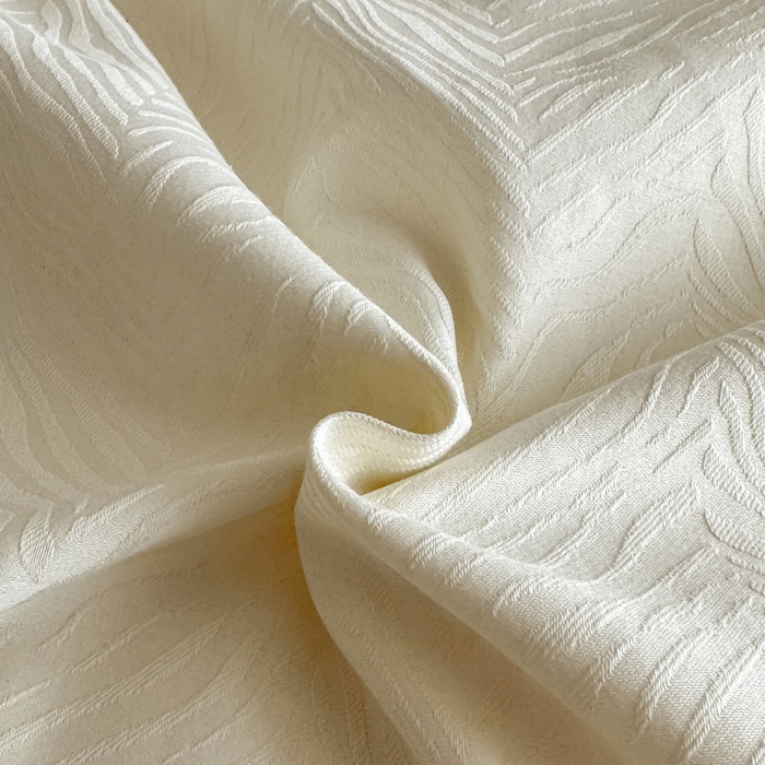 91家纺网 家纺一手货源 找家纺 首尔家纺 2026新款浮雕提花色织全棉四件套 斑马纹-米白拼咖