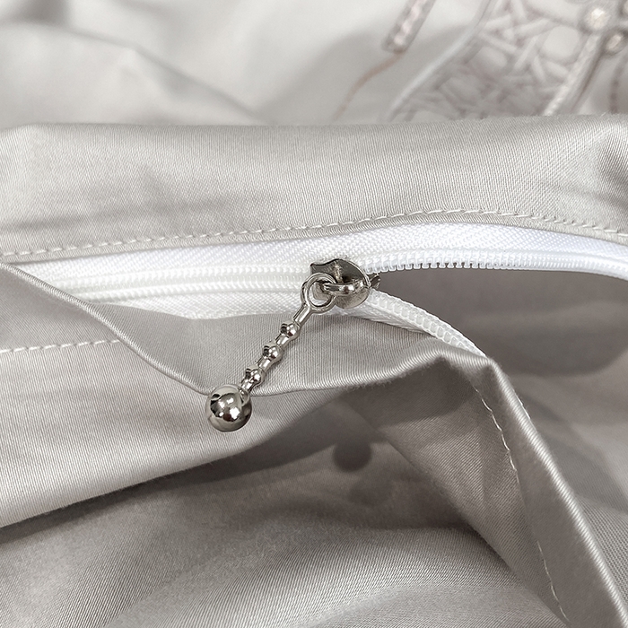 91家纺网 家纺一手货源 找家纺 家居1号家纺 2026新款50双股轻奢长绒棉刺绣四件套-图兰 图兰-高级灰