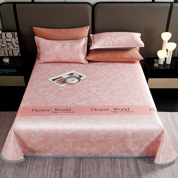 91家纺网 家纺一手货源 找家纺 （总）义博家纺 2026新款时尚印花凉感冰丝凉席