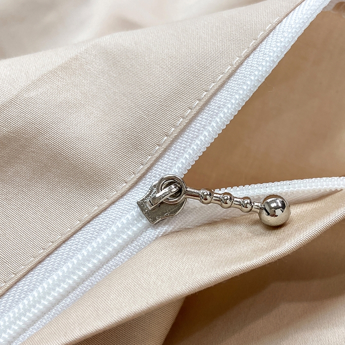 91家纺网 家纺一手货源 找家纺 家居1号家纺 2026新款50双股轻奢长绒棉刺绣四件套-图兰 图兰-卡其橙