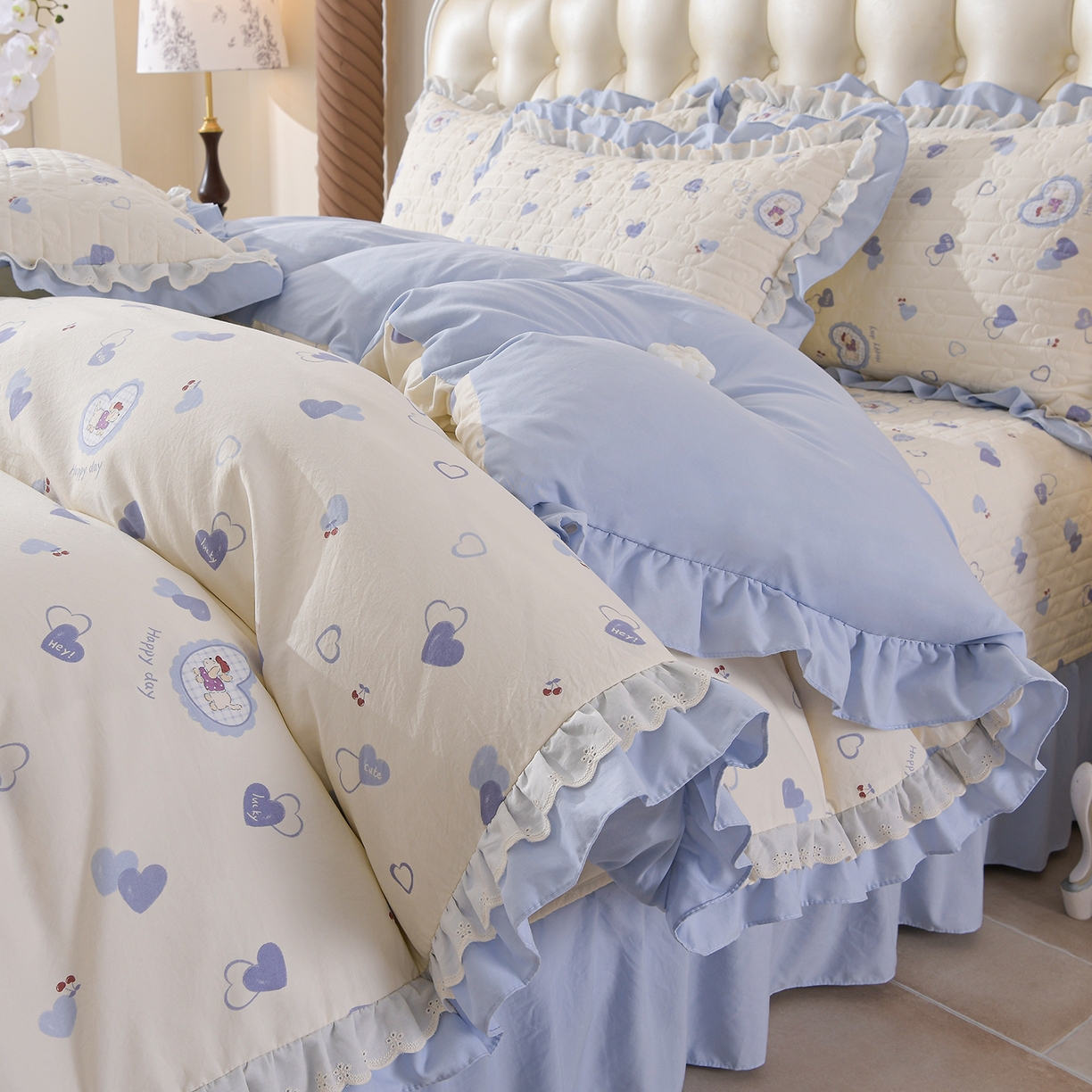 91家纺网 家纺一手货源 找家纺 （总）金梦家居 2026新款水洗棉床盖被套四件套