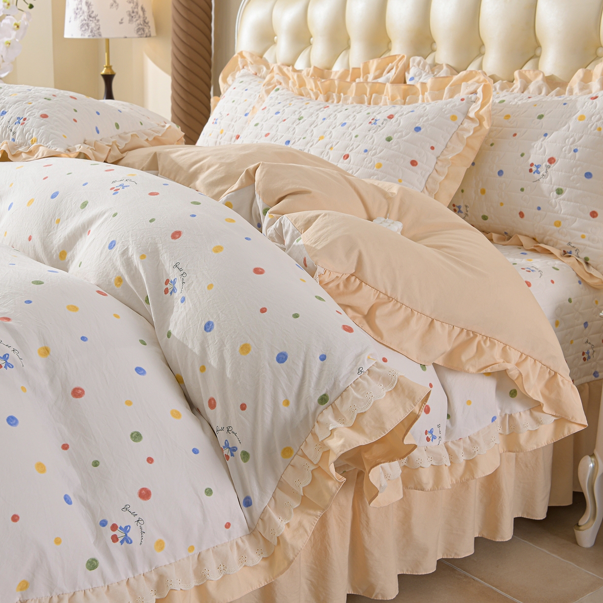 91家纺网 家纺一手货源 找家纺 （总）金梦家居 2026新款水洗棉床盖被套四件套