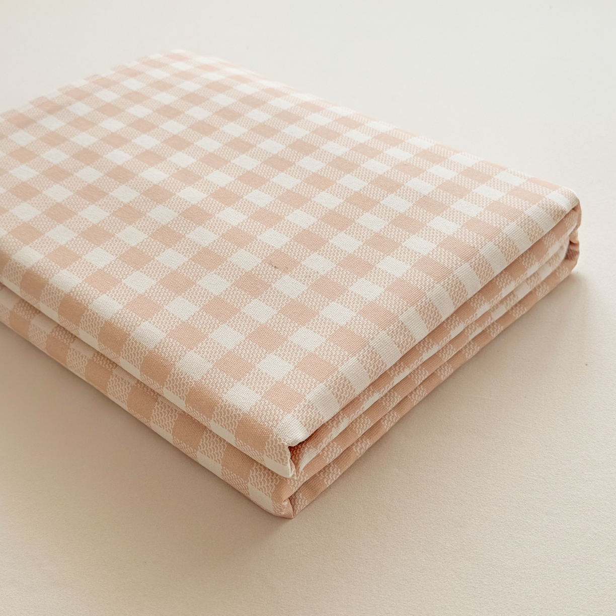 91家纺网 家纺一手货源 找家纺 爱彼家纺 2026新款无印格子分老粗布床单软凉席床单枕套三件套新升级细沙-格子系列一 格子咖