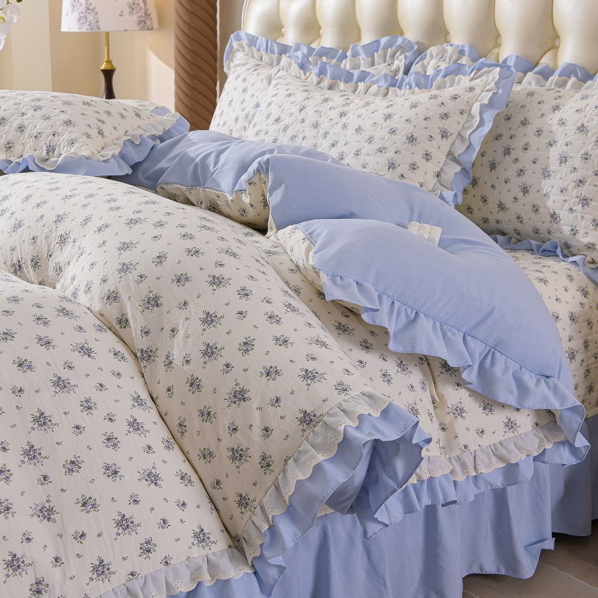 91家纺网 家纺一手货源 找家纺 （总）金梦家居 2026新款水洗棉床盖被套四件套