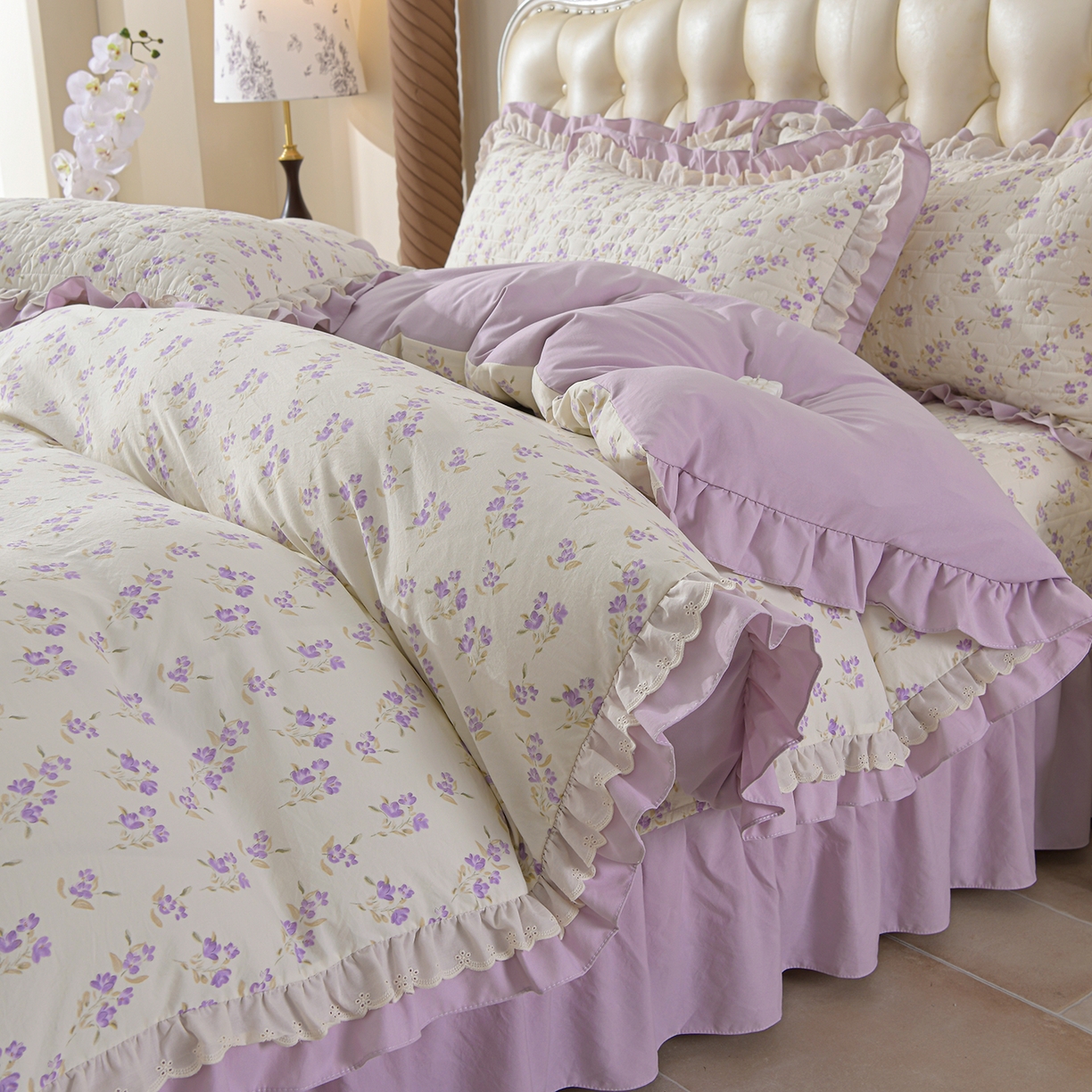 91家纺网 家纺一手货源 找家纺 （总）金梦家居 2026新款水洗棉床盖被套四件套