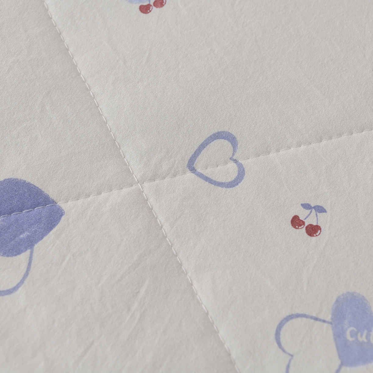 91家纺网 家纺一手货源 找家纺 金梦家居 2026新款水洗棉床盖被套四件套 爱心萌宠