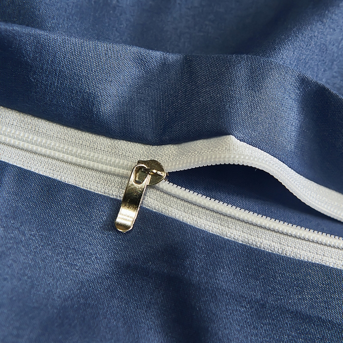 91家纺网 家纺一手货源 找家纺 沐珩家纺 2026新款轻奢典藏艺术亲肤磨毛欧式花边床裙款四件套—莫娜 莫娜-梦之蓝