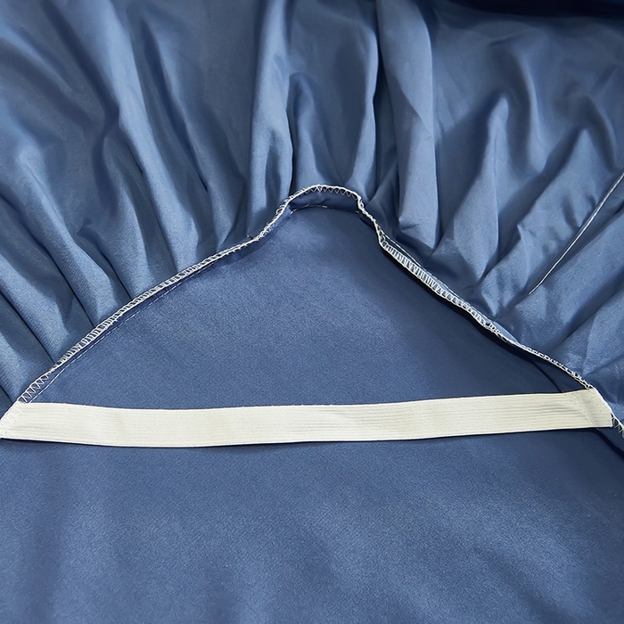 91家纺网 家纺一手货源 找家纺 沐珩家纺 2026新款轻奢典藏艺术亲肤磨毛欧式花边床裙款四件套—莫娜 莫娜-梦之蓝