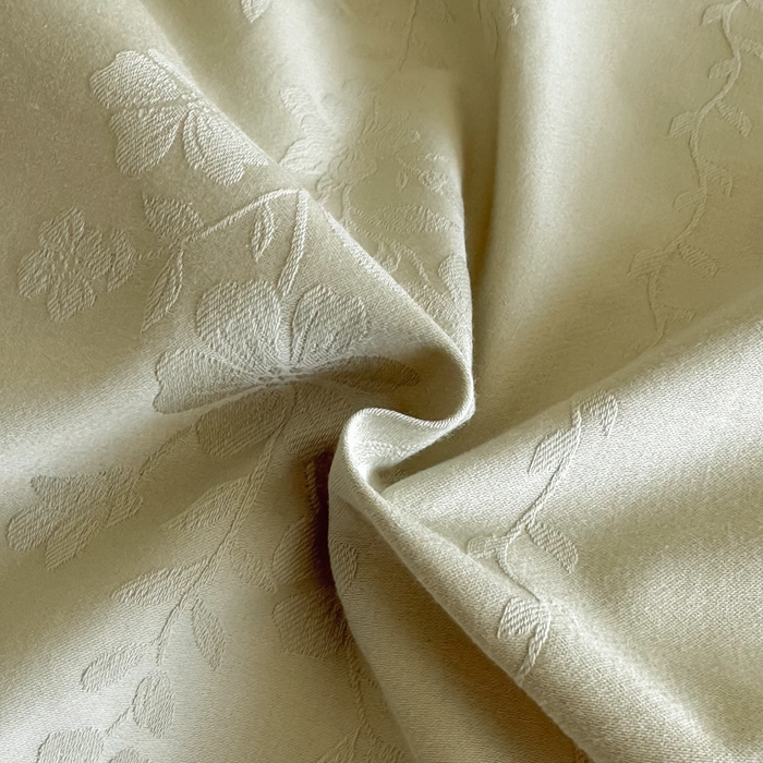 91家纺网 家纺一手货源 找家纺 首尔家纺 2026新款浮雕提花色织全棉四件套 花蔓-绿