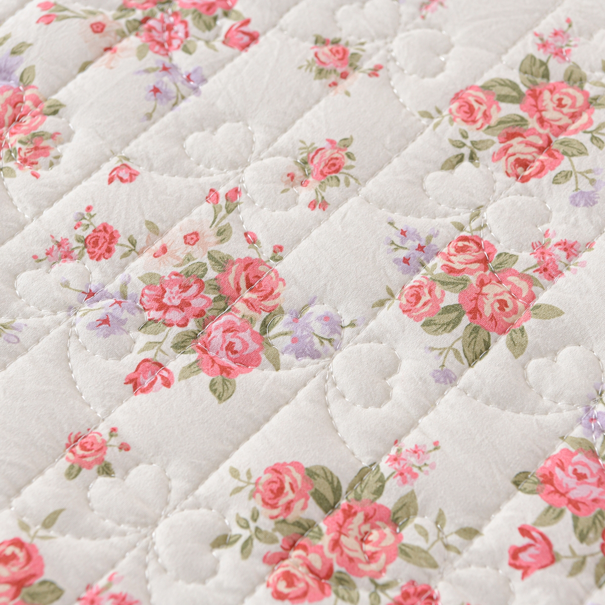 91家纺网 家纺一手货源 找家纺 金梦家居 2026新款水洗棉床盖被套四件套 红粉佳人